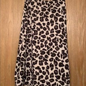 dennis BY dennis basso knit animal print skirt